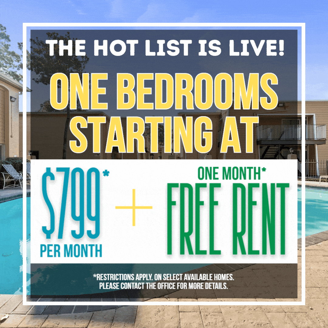 The Park at Salerno One Bedroom Special